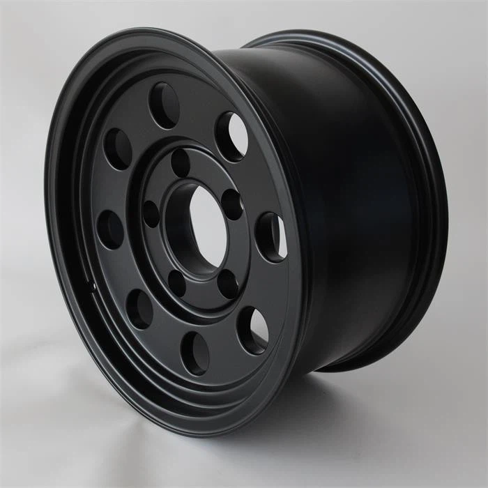 17 Inch Matte Black Custom Lug 5 Car Wheel Rims